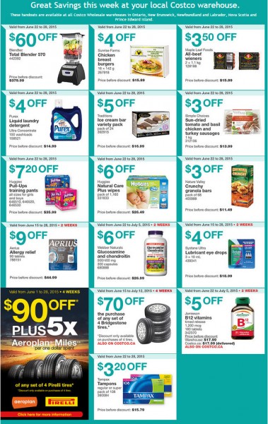 Costco Weekly Handout Instant Savings Coupons East (June 22-28)