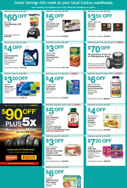 Costco Weekly Handout Instant Savings Coupons Quebec (June 22-28)