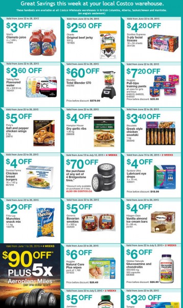 Costco Weekly Handout Instant Savings Coupons West (June 22-28)