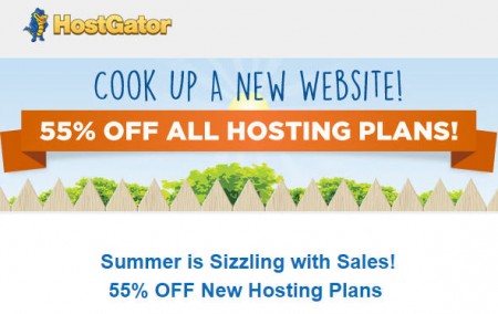 HostGator 55 Off All Web Hosting Plans Coupon Code (June 22-24)