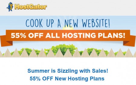 HostGator 55 Off All Web Hosting Plans Coupon Code (June 22-24)