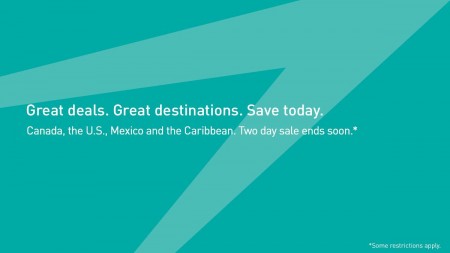 WestJet Two-Day Seat Sale (June 2-3)