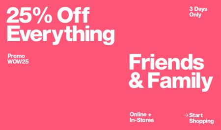 American Apparel Friends & Family Sale - 25 Off Everything (July 20-23)