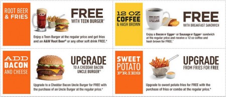 A&W Canada New Printable Coupons + Free Root Beer Coupon (Until Aug 30)