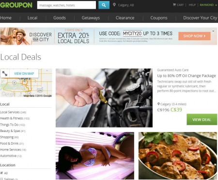 GROUPON Extra 20 Off Local Deals Promo Code (Aug 5-6)