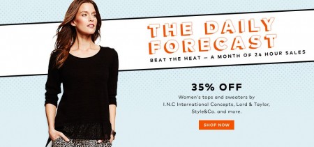 TheBay Today Only - 35 Off Women's Tops and Sweaters (Aug 27)