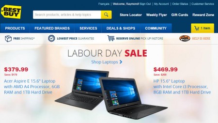 Best Buy Labour Day Sales