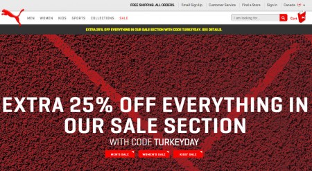 PUMA Sale on Sale - Extra 25 Off Sale Items Promo Code (Until Oct 12)