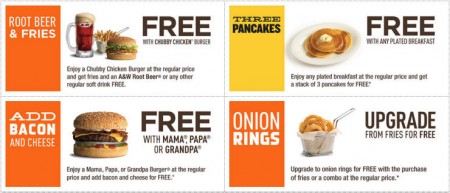 A&W Canada New Printable Coupons + Free Root Beer Coupon (Until Nov 22)