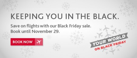 Air Canada Black Friday Sale on Flights WorldWide (Book by Nov 29)