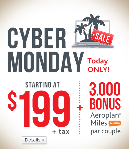 Air Canada Vacation Cyber Monday Sale - Up to 40 Off Vacation Packages (Book by Nov 30)