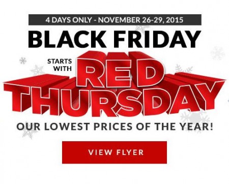 Canadian Tire Red Thursday & Black Friday Sale - Lowest Prices of the Year (Nov 26-29)