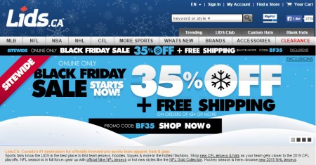 Lids Black Friday Sale - 35 Off + Free Shipping (Nov 25-27)