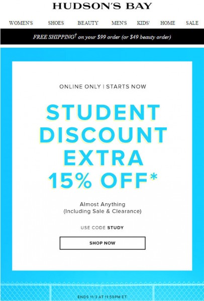 TheBay Today Only - Extra 15 Off Almost Anything Promo Code (Nov 3)