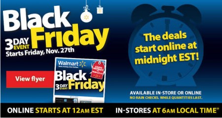 Walmart Canada Black Friday 3-Day Event (Nov 27-29)