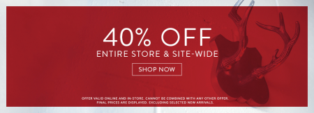 Bench 40 Off Entire Store & Site-Wide