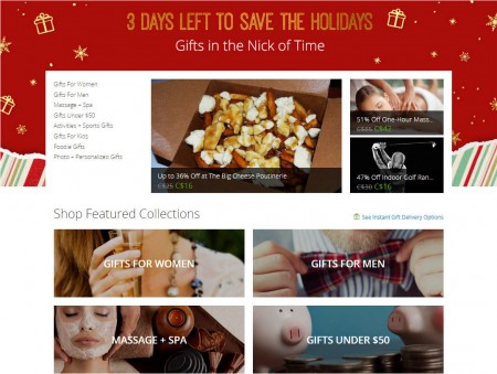 GROUPON 3 Days Left to Save - Instanley Gift Groupon at up to 50 Off (Dec 22)