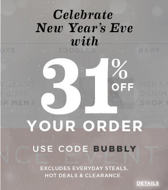 Old Navy New Years Eve Sale - 31 Off Your Order Promo Code (Dec 31)