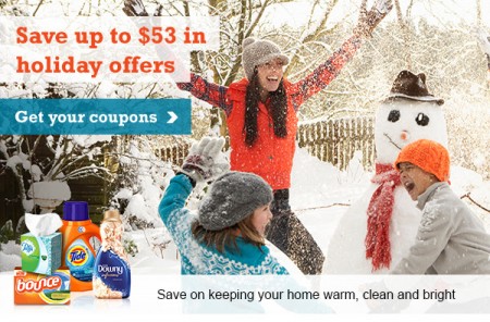 P&G brandSAVER Save up to $53 in Holiday Coupon Offers