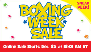 Toys R Us Sneak Peek at Boxing Week Sale Flyer (Dec 26-31)