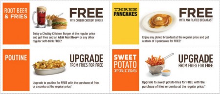 A&W Canada New Printable Coupons + Free Root Beer Coupon (Until Jan 17)