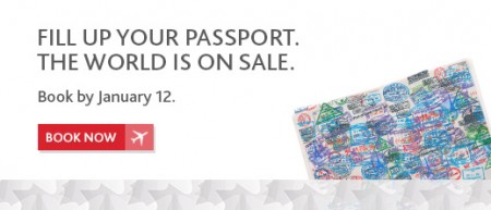 Air Canada The World is on Sale (Book by Jan 12)