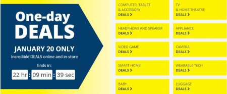 Best Buy One-Day Deals (Jan 20)