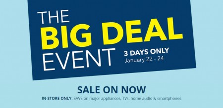 Best Buy The Big Deal Event (Jan 22-24)