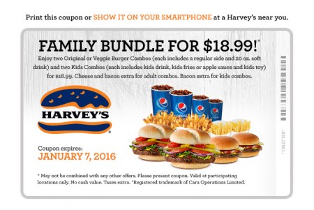 Harvey's Family Bundle for $18.99 Coupon (Until Jan 7)