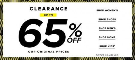 Hudson's Bay Clearance up to 65 Off