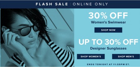 TheBay Flash Sale - 30 Off Women's Swimwear, Up to 30 Off Designer Sunglasses (Jan 27)