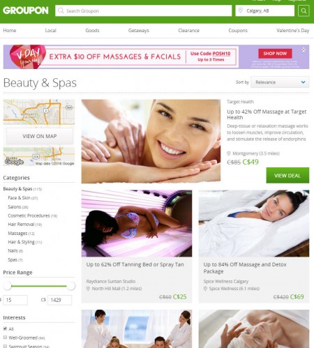 GROUPON Extra $10 Off Massages and Facials Promo Code (Feb 8-9)