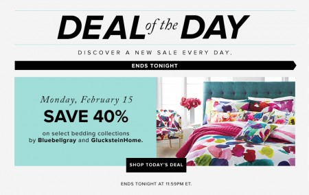 Hudson's Bay Deal of the Day - Save 40 Off Bedding Collections (Feb 15)