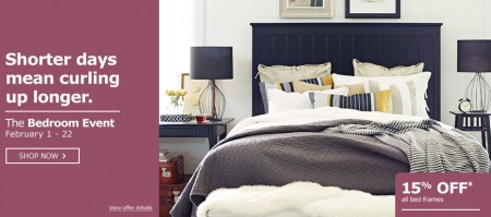 IKEA The Bedroom Event - 15 Off All Bed Frames (Feb 1-22)