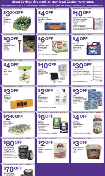 Costco Weekly Handout Instant Savings Coupons East (Mar 21-27)