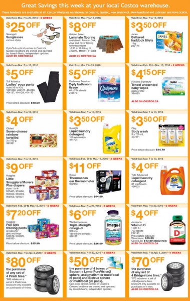 Costco Weekly Handout Instant Savings Coupons East (Mar 7-13)