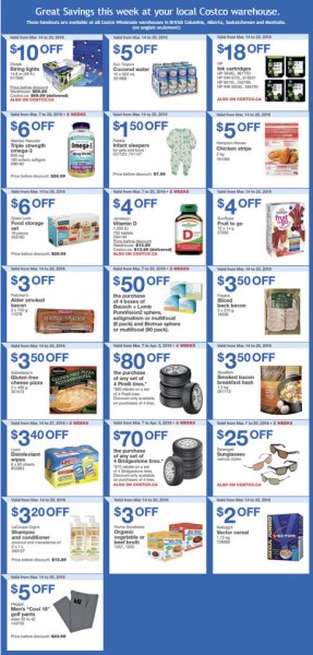 Costco Weekly Handout Instant Savings Coupons West (Mar 14-20)