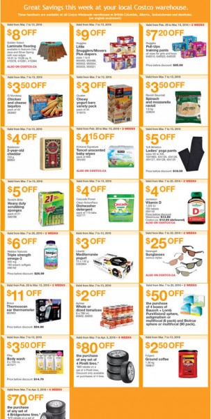Costco Weekly Handout Instant Savings Coupons West (Mar 7-13)
