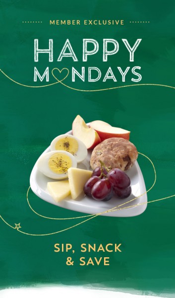 Starbucks Happy Mondays - 50 Off Any Food Item with Drink Purchase (Mar 14)