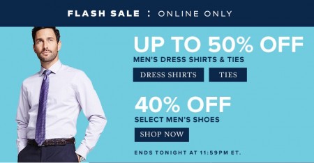 TheBay Flash Sale - Up to 50 Off Men's Dress Shirts & Ties, 40 Off Men's Shoes (Mar 20)