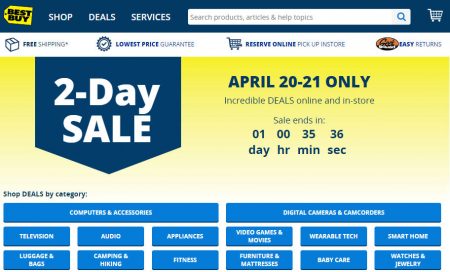 Best Buy 2-Day Sale (Apr 20-21)