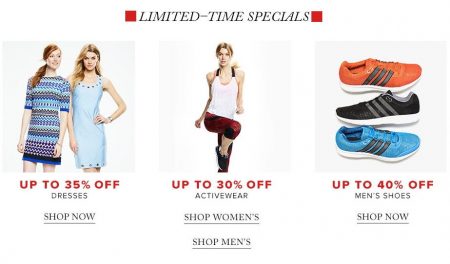 Hudson's Bay Bay Days - Up to 35 Off Dresses, Up to 30 Off Activewear, Up to 40 Off Men's Shoes (Apr 8-14)