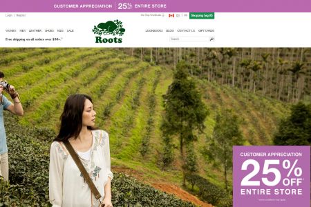 Roots Customer Appreciation - 25 Off Everything (Apr 21-24)