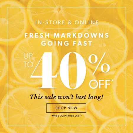 Chapters Indigo Fresh Markdowns up to 40 Off