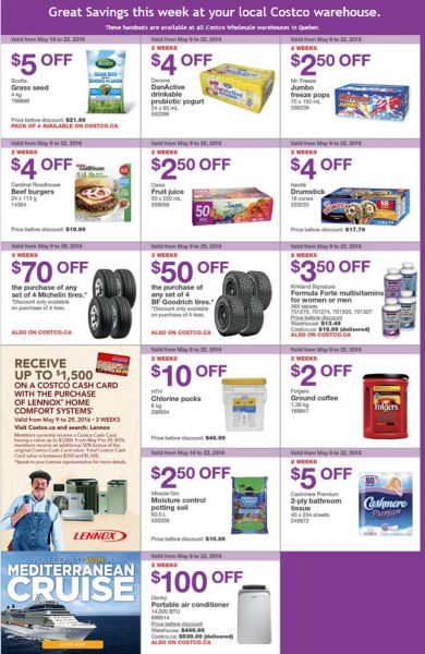 Costco Weekly Handout Instant Savings Quebec Coupons (May 16-22)