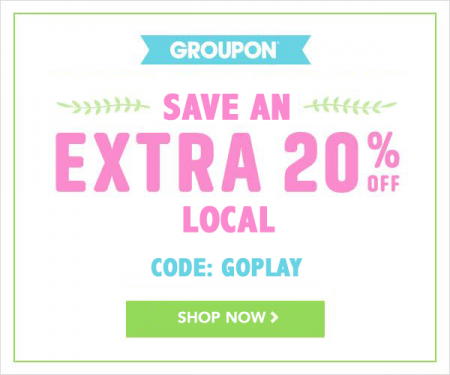 GROUPON Extra 20 Off Local Deals Promo Code (May 15-17)