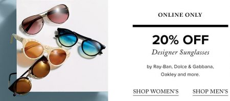 TheBay 20 Off Designer Sunglasses (Online-Only)