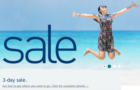 WestJet 3-Day Seat Sale (May 17-19)