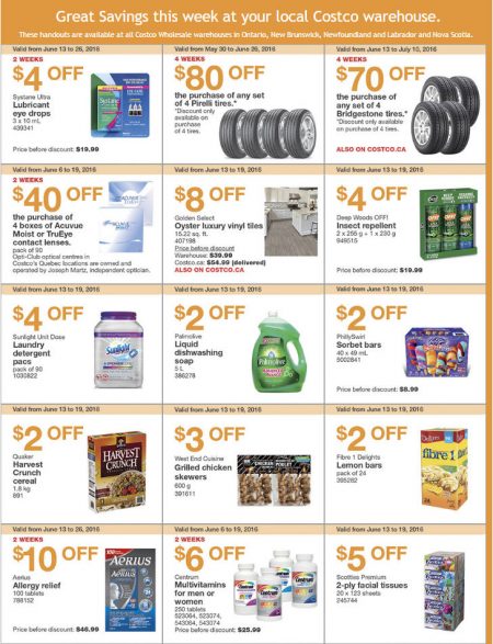 Costco Weekly Handout Instant Savings East Coupons (June 13-19)