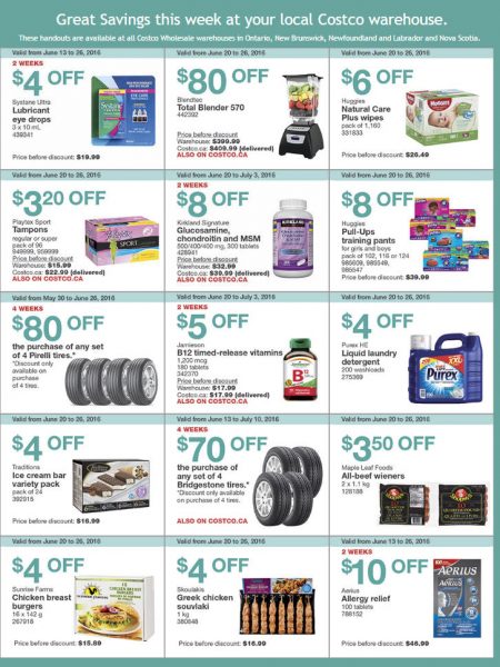 Costco Weekly Handout Instant Savings East Coupons (June 20-26)